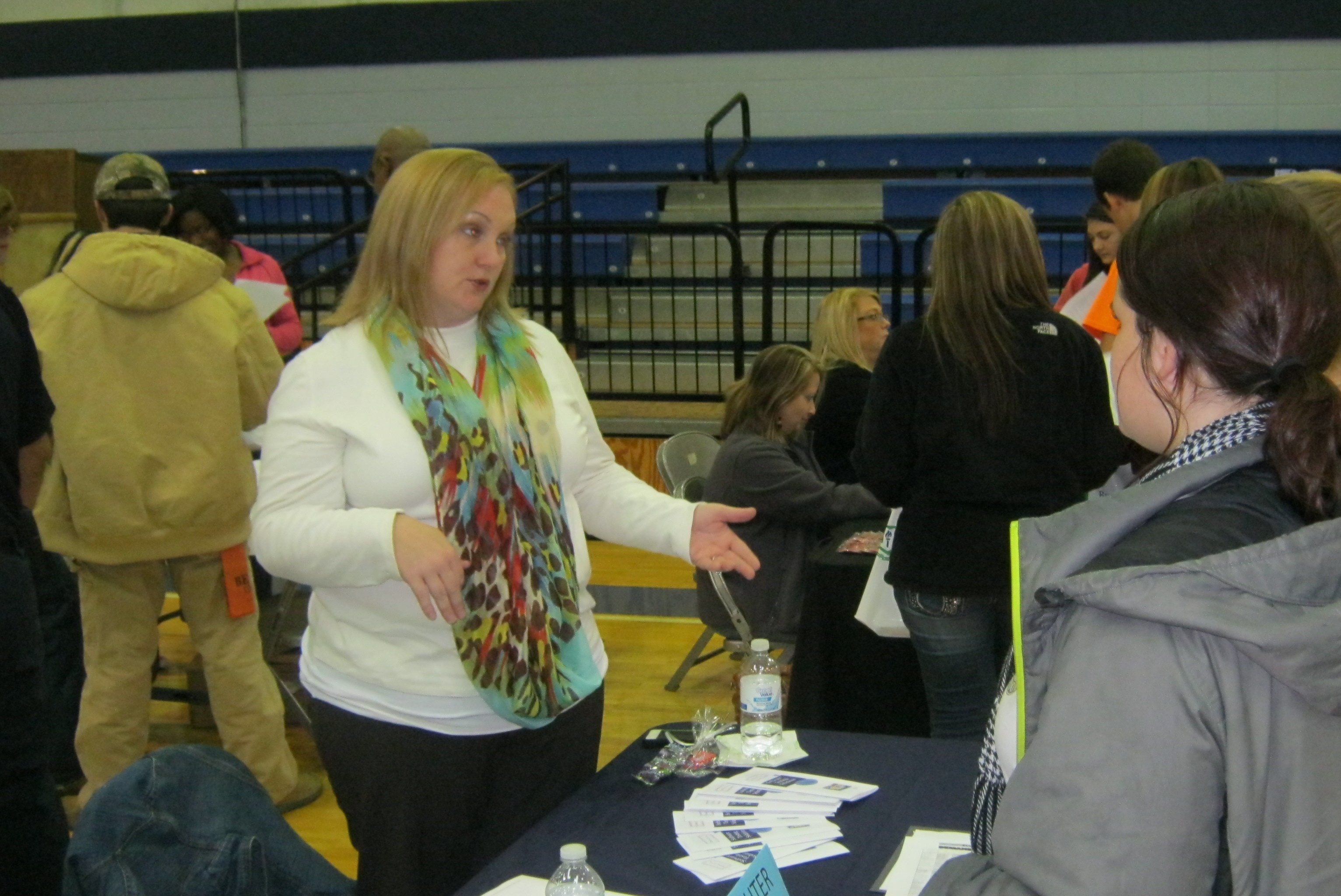 Sonya Carroll at the Bevill State Job Fair